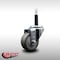 Service Caster 3'' SS Gray Poly Wheel Swivel 3/4'' Expanding Stem Caster SCC-SSEX20S314-PPUB-34 - alternate 2